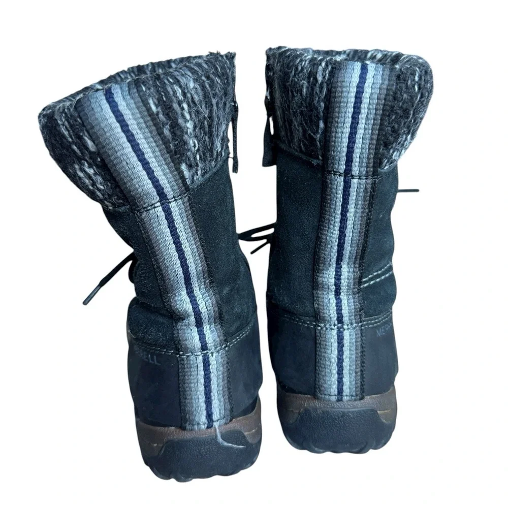 Merrell Decora Bolero Waterproof Winter Boots Black Size 6‎